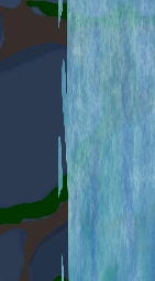 Waterfall Material Left Right Edges Alpha Cutout example